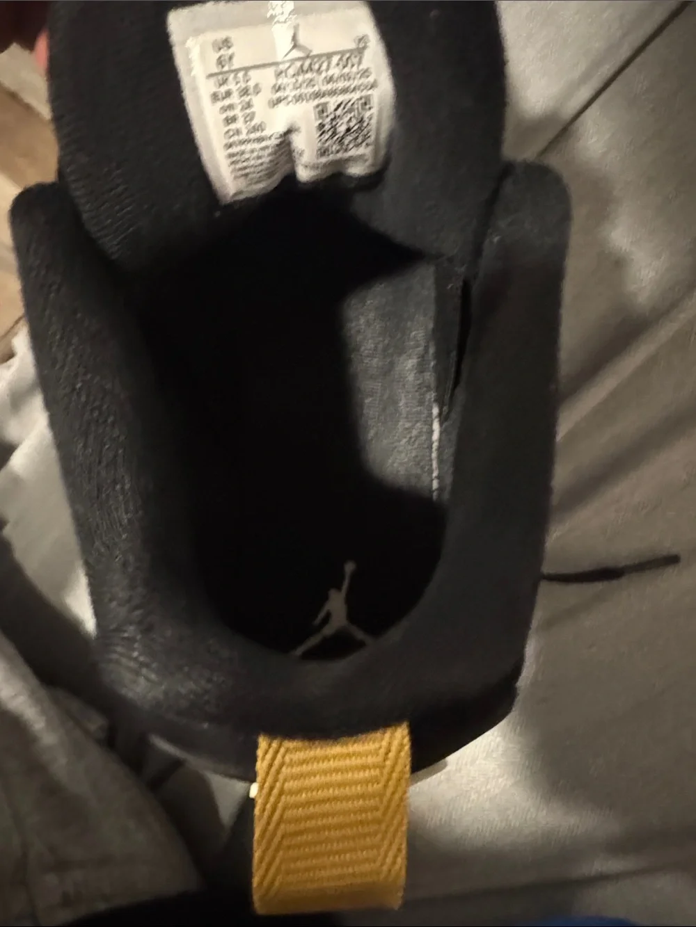Nike Black and Gold Men's Sneakers